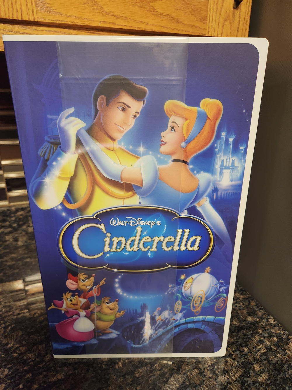 Disney Classic VHS Boxed Cinderella Silk Touch 50" X 70" Throw